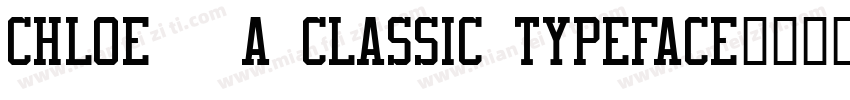 Chloe   A Classic Typeface字体转换